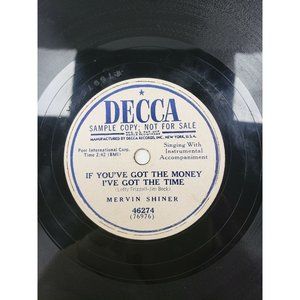 78 RPM-If You've Got the Money,I've got the time-I overlooked an Orchid--(R136)